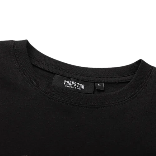 Trapstar Pink Flowers T Shirt Black1